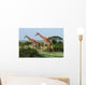 Two Giraffes African Savannah Wall Mural