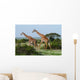 Two Giraffes African Savannah Wall Mural