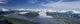 Aerial View Of Taku River Wall Mural