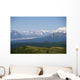 Piper Supercub On Floats Over Ak Range Sc Ak Summer Wall Mural