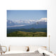 Piper Supercub On Floats Over Ak Range Sc Ak Summer Wall Mural