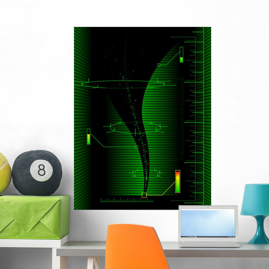 Tornado science abstract Wall Mural