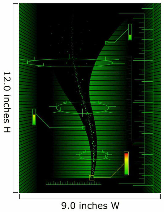 Tornado science abstract Wall Mural