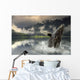 Humpback Whale Breaching Southeast Wall Mural