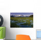 Lilly Pads In Bloom On Wetlands Chugach Nf Sc Ak Summer Chugach Mtns Wall Mural