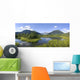 View Of Mendenhall Glacier With Pond And Green Grass Wall Mural