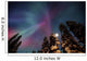 Aurora Corona & Moon Over Crow Creek Sc Alaska Winter Wall Mural