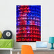 Spain, Colorful elevation of Agbar Tower Wall Mural