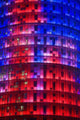 Spain, Colorful elevation of Agbar Tower Wall Mural