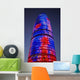 Spain, Colorful elevation of Agbar Tower Wall Mural