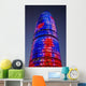 Spain, Colorful elevation of Agbar Tower Wall Mural