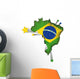star brasil Wall Decal