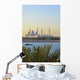 View of Shaikh Zayed Bin Sultan Al Nahyan Mosque from Shangri-la Hotel Wall Mural