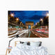 France, Arc de Triomphe at dusk Wall Mural