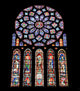 Stained Glasses From Chartres Cathedral France Wall Mural