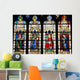 Stained Glasses Detail From Chartres Cathedral France Wall Mural