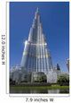 United Arab Emirates, View of Burj Khalifa hotel Wall Mural