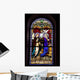 Vierge Marie Et Ange Wall Mural