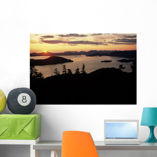 Sunset Sitka Sound Sitka Southeast Alaska Wall Mural