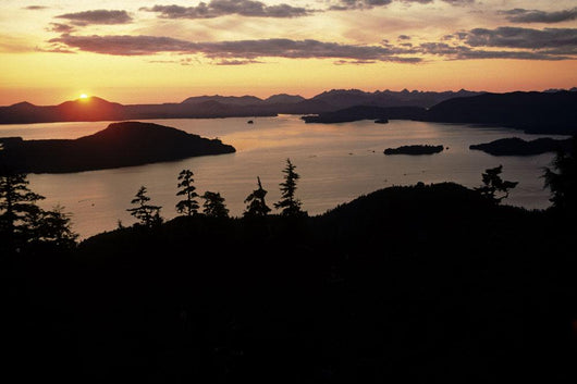 Sunset Sitka Sound Sitka Southeast Alaska Wall Mural