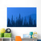 Spruce Trees In Haze From Forest Fire In Ak Summer/Nsouth Of Fairbanks Wall Mural