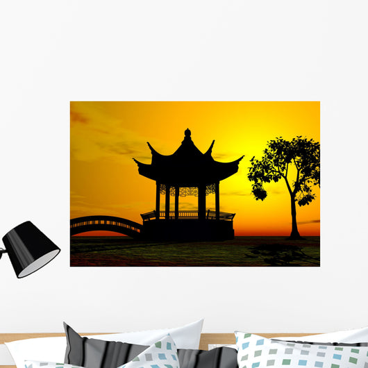 asian temple Wall Mural