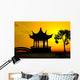 asian temple Wall Mural