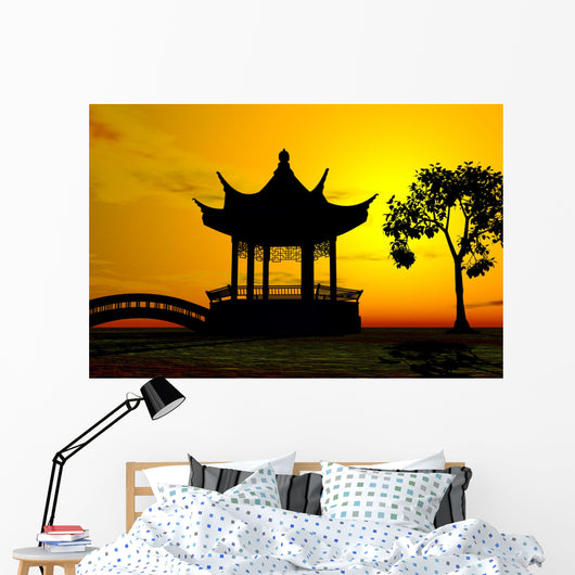asian temple Wall Mural
