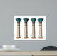 Four Egyptian Pillers Three Wall Decal