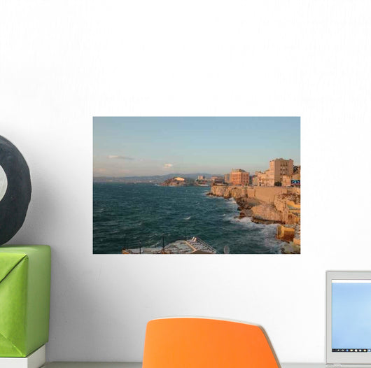 Marseilles Corniche Wall Decal