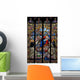 Virgin Mary and Jesus Stained Glass Wall Mural