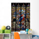 Virgin Mary and Jesus Stained Glass Wall Mural