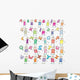 Doodle Alphabet Wall Decal Sticker Set