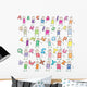Doodle Alphabet Wall Decal Sticker Set