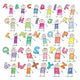 Doodle Alphabet Wall Decal Sticker Set