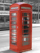 London Telephone Box Wall Mural
