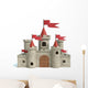 Cartoon Castle Illustration Wall Decal