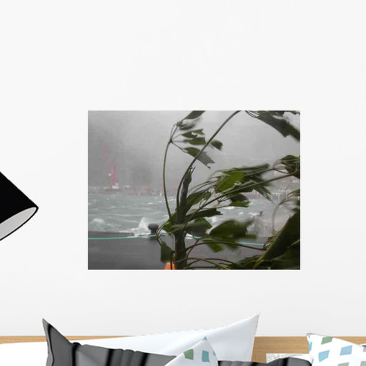 Sturm im Hafen Von Wall Decal