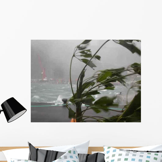 Sturm im Hafen Von Wall Decal