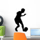 Soccer Boy with Ball Wall Decal