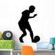 Soccer Boy with Ball Wall Decal