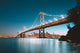 Golden Gate Bridge & San Francisco Skyline Night Wall Decal