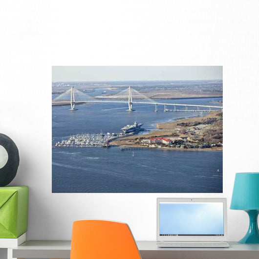 Bridge and Aircraft Carrier Wall Decal