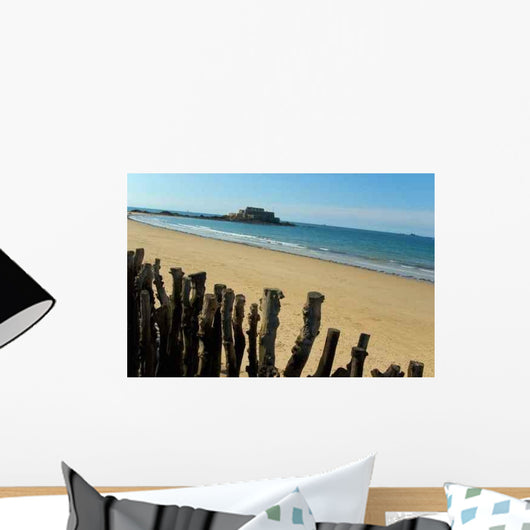Beach Saint Malo Wall Decal