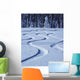 Tracks in Snow Wall Mural