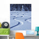 Tracks in Snow Wall Mural