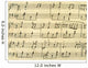 Old Sheet Music Wall Mural