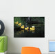 Rubber Ducks In A Row Pond Southcentral Alaska Wall Mural