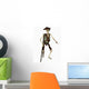 Undead Skeleton Pirate Wall Decal