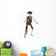 Undead Skeleton Pirate Wall Decal